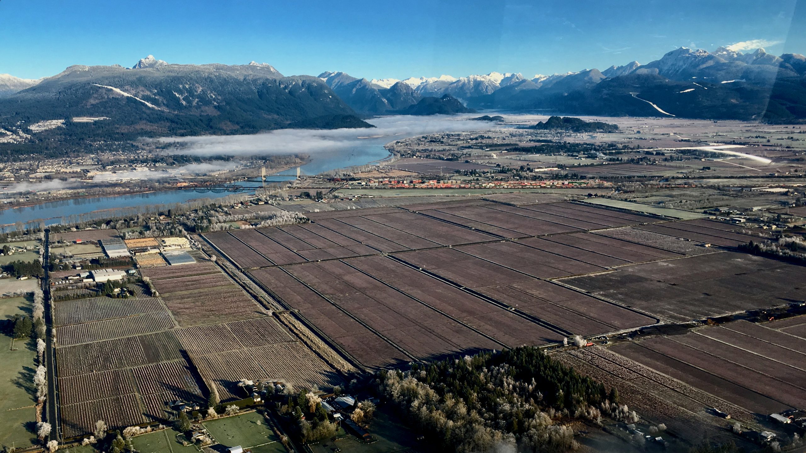 Golden Ears Mountains Pitt Meadows, BC